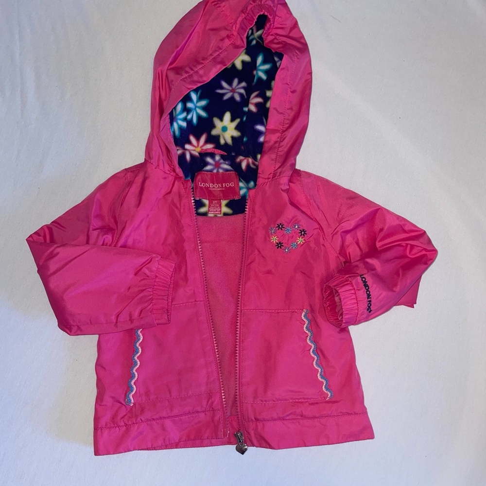 London Fog Pink Kids Jacket. Size 2T